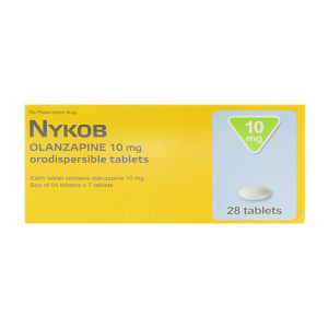 Nykob 10mg Genepharm SA điều trị tâm thần phân liệt 28 viên