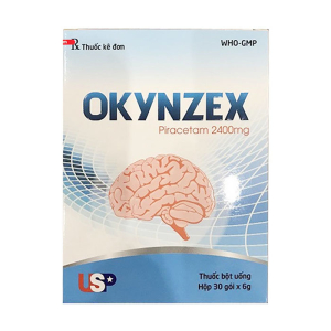 Okynzex 2400mg US Pharma điều trị triệu chứng rối loạn thần kinh, trí nhớ và tập trung 30 gói x 6g