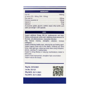 Omega 3,6,9 Nutriton Group 60 viên 