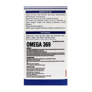 Omega 3,6,9 Nutriton Group 60 viên 