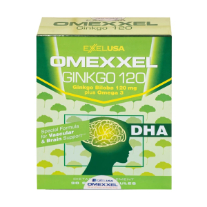 Omexxel Ginkgo 120 Excelife tăng cường tuần hoàn máu não 30 viên