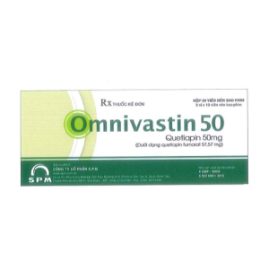 Omnivastin 50mg SPM điều trị tâm thần phân liệt 30 viên