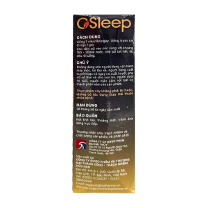 OSleep hỗ trợ an thần, ngủ sâu giấc 20 viên