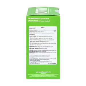 OTiV Ecogreen giúp tăng cường dưỡng chất cho não 60 viên