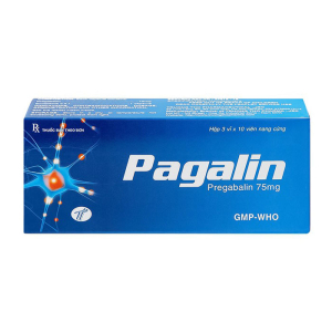 Pagalin 75mg Trường Thọ điều trị đau thần kinh, động kinh 30 viên