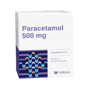 Paracetamol 500 mg Stella điều trị triệu chứng đau 120 viên