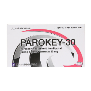 Parokey 30 DaViPharm điều trị bệnh trầm cảm, rối loạn ám ảnh cưỡng bức 60 viên
