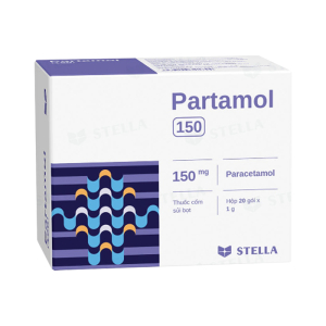 Partamol 150 Stella dùng trong các cơn đau 20 gói