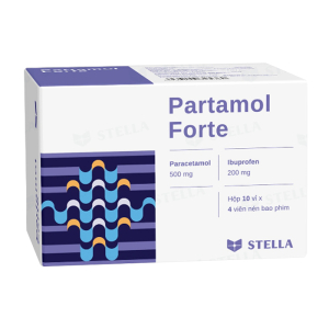 Partamol Forte Stella điều trị tạm thời các cơn đau 40 viên