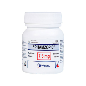 Phamzopic 7.5mg Pharmascience điều trị rối loạn giấc ngủ 100 viên