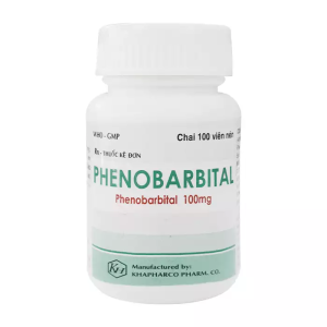 Phenobarbital 100mg Khapharco chống co giật, an thần 100 viên