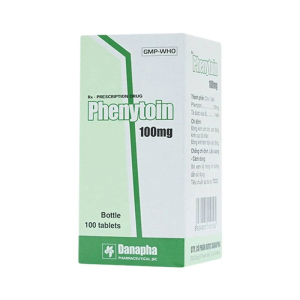 Phenytoin 100mg Danapha điều trị động kinh 100 viên