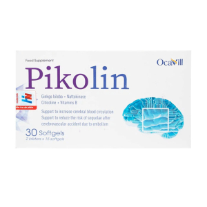 Pikolin Ocavill hỗ trợ tăng tuần hoàn máu não 30 viên