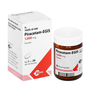 Piracetam-EGIS 1200mg điều trị hội chứng tâm thần thực thể 20 viên