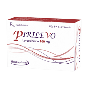 Pirilevo 100mg Herabiopharm điều trị triệu chứng chóng mặt 30 viên