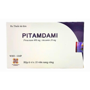Pitamdami 400mg/20mg Phương Đông điều trị triệu chứng chóng mặt 60 viên