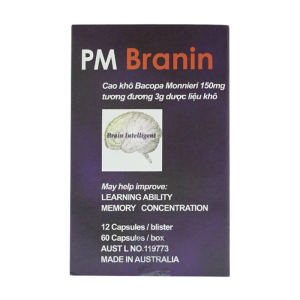 PM Branin Probiotec cải thiện và duy trì chức năng não 60 viên