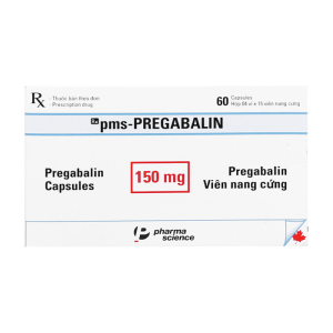 pms-Pregabalin 150mg Pharmascience điều trị đau thần kinh, động kinh 60 viên