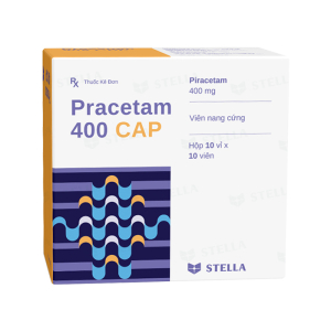 Pracetam 400 CAP Stella điều trị chóng mặt, suy giảm trí nhớ 100 viên