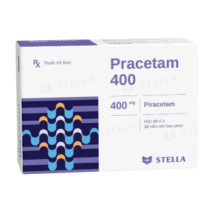 Pracetam 400 Stella điều trị chóng mặt, suy giảm trí nhớ 100 viên