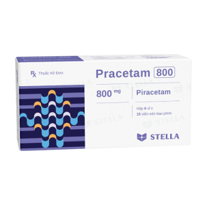 Pracetam 800 Stella điều trị chóng mặt, suy giảm trí nhớ 90 viên
