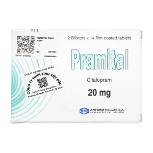 Pramital 20mg Anfarm điều trị trầm cảm 28 viên