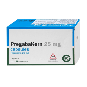 Pregabakern 25mg Kern chỉ định điều trị đau thần kinh,rối loạn lo âu 56 viên