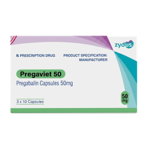 Pregaviet 50mg Zydus điều trị đau thần kinh, động kinh 30 viên