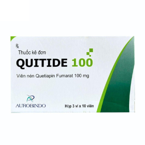 Quitide 100mg Aurobindo điều trị tâm thần phân liệt 30 viên