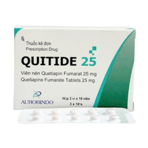 Quitide 25mg Aurobindo điều trị tâm thần phân liệt 30 viên