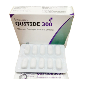 Quitide 300mg Aurobindo điều trị tâm thần phân liệt 30 viên