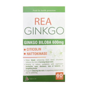 Rea Ginkgo Nutriton Group hỗ trợ tuần hoàn máu não 60 viên