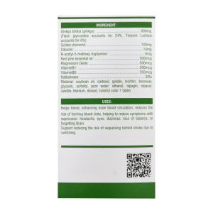 Rea Ginkgo Nutriton Group hỗ trợ tuần hoàn máu não 60 viên