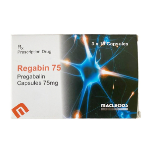 Regabin 75mg Macleods điều trị đau thần kinh 30 viên
