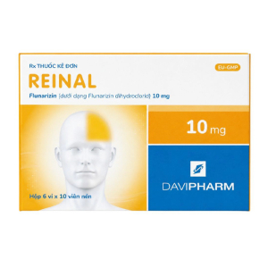 Reinal 10mg Davipharm điều trị dự phòng cơn đau nửa đầu 60 viên