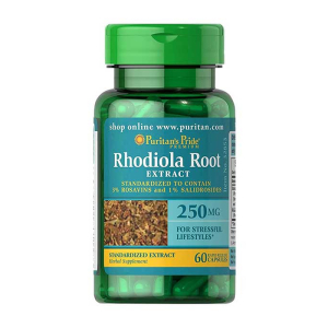 Rhodiola Root Extract 250mg Puritan's Pride giúp giảm căng thẳng 60 viên