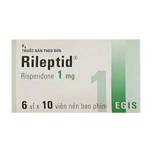 Rileptid 1mg Egis Pharma điều trị tâm thần phân liệt cấp và mãn tính 60 viên