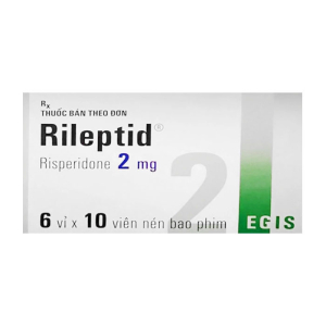 Rileptid 2mg Egis Pharma điều trị tâm thần phân liệt cấp và mãn tính 60 viên