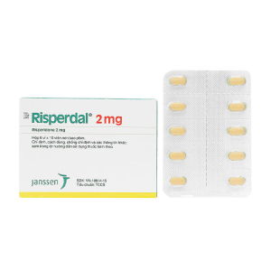 Risperdal 2mg Janssen điều trị bệnh tâm thần phân liệt 60 viên