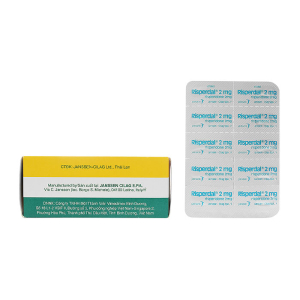 Risperdal 2mg Janssen điều trị bệnh tâm thần phân liệt 60 viên