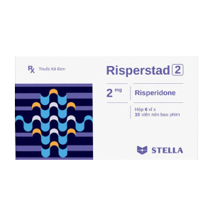 Risperstad 2 Stella điều trị bệnh loạn tâm thần cấp và mạn tính 60 viên
