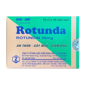 Rotunda 30mg Dopharma điều trị mất ngủ 100 viên