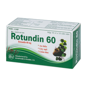 Rotundin 60 Khapharco giúp an thần 100 viên