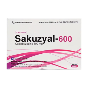 Sakuzyal 600 Davipharm điều trị cơn động kinh cục bộ 30 viên