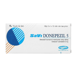 Thuốc SaVi Donepezil 5 điều trị triệu chứng sa sút trí tuệ 30 viên