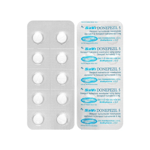 Thuốc SaVi Donepezil 5 điều trị triệu chứng sa sút trí tuệ 30 viên