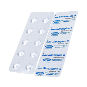 Savi Olanzapine 5 điều trị bệnh tâm thần phân liệt 30 viên