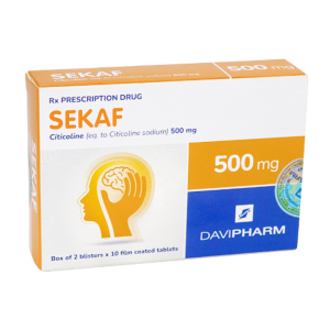 Sekaf 500mg DaviPharm điều trị các rối loạn mạch máu não, Parkinson 20 viên