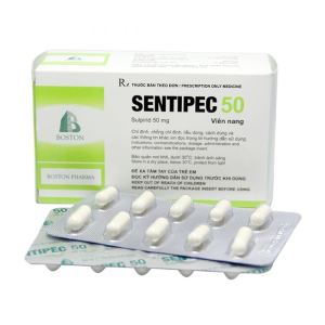 Sentipec 50mg Boston trị chứng lo âu, rối loạn hành vi 50 viên