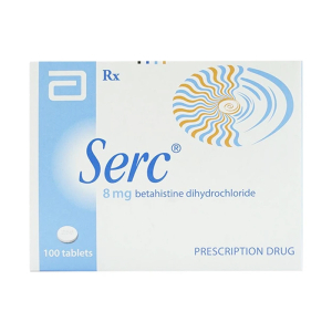 Serc 8mg Abbott điều trị chóng mặt, mất thính giác, ù tai 100 viên